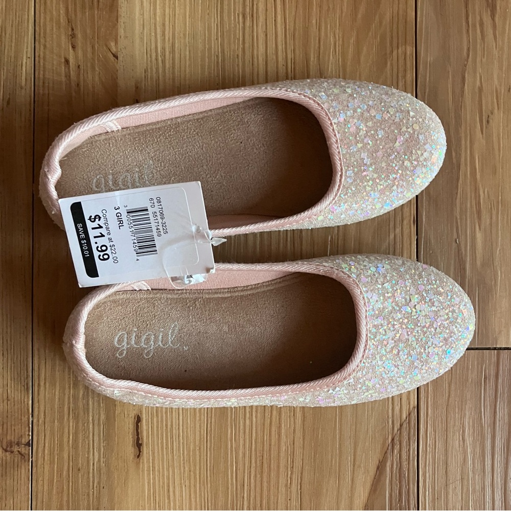 Brand new pink sparkly girl shoes